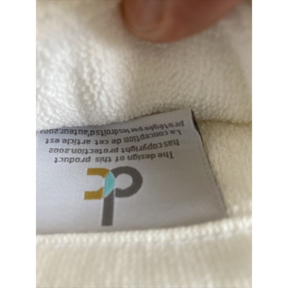 DEBORAH CONNOLLY DESIGNS HAND TOWELS (2) EASTER BUNNY GIRL COTTON 16 x 24 NWT - Picture 3 of 3